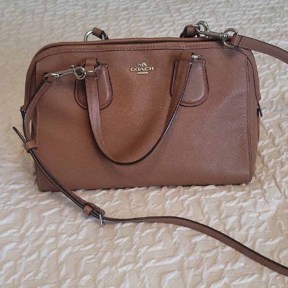 Coach Handbags - Coach Brown Leather Handbag